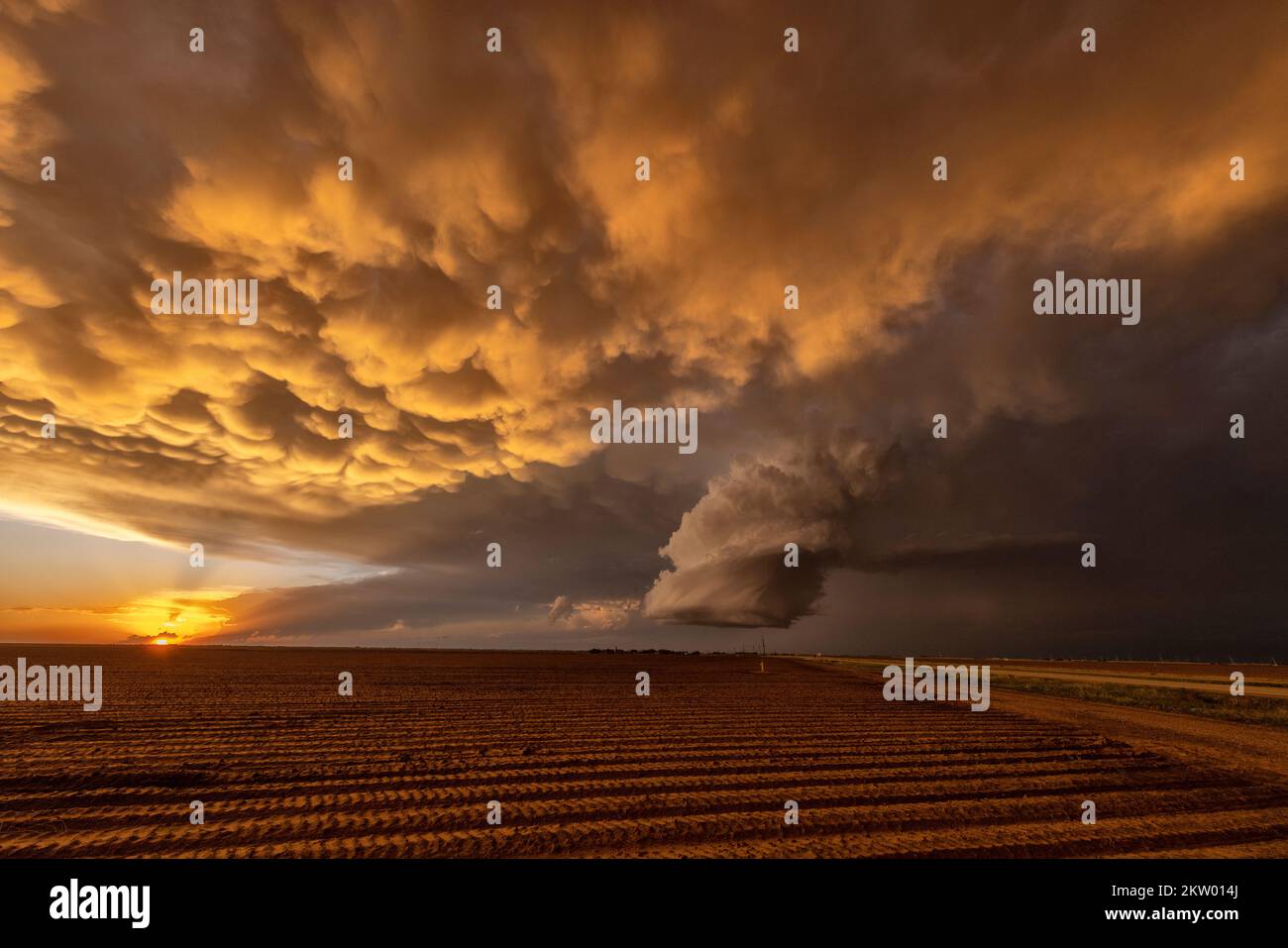 Supercell Thunderstorm Texas Usa Stock Photo Alamy