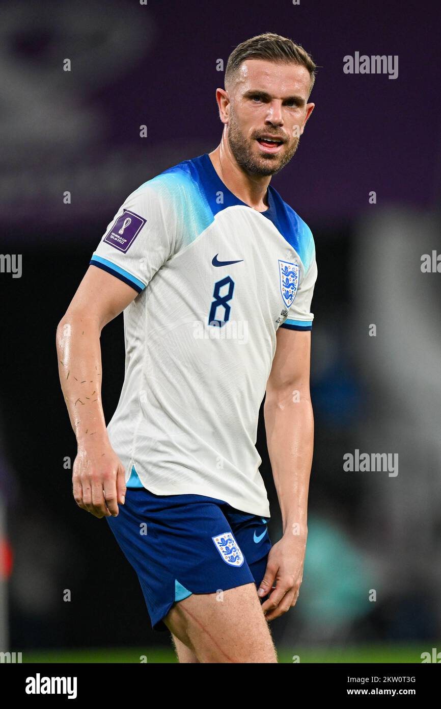 Jordan Henderson of England during the FIFA World Cup Qatar 2022 Group ...