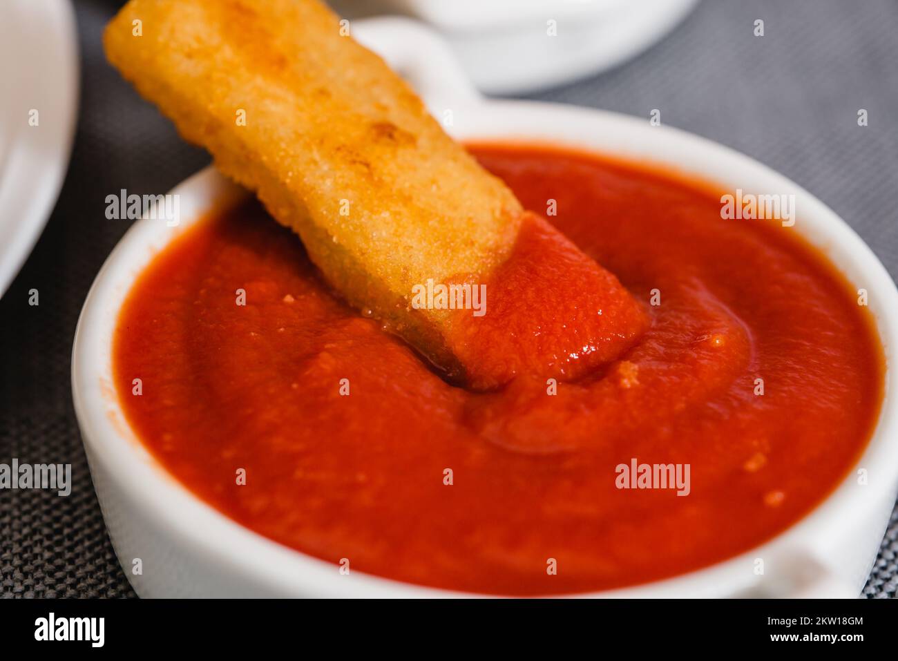 Crunchy breaded fish stick made from wild caught Alaskan Pollock dipped