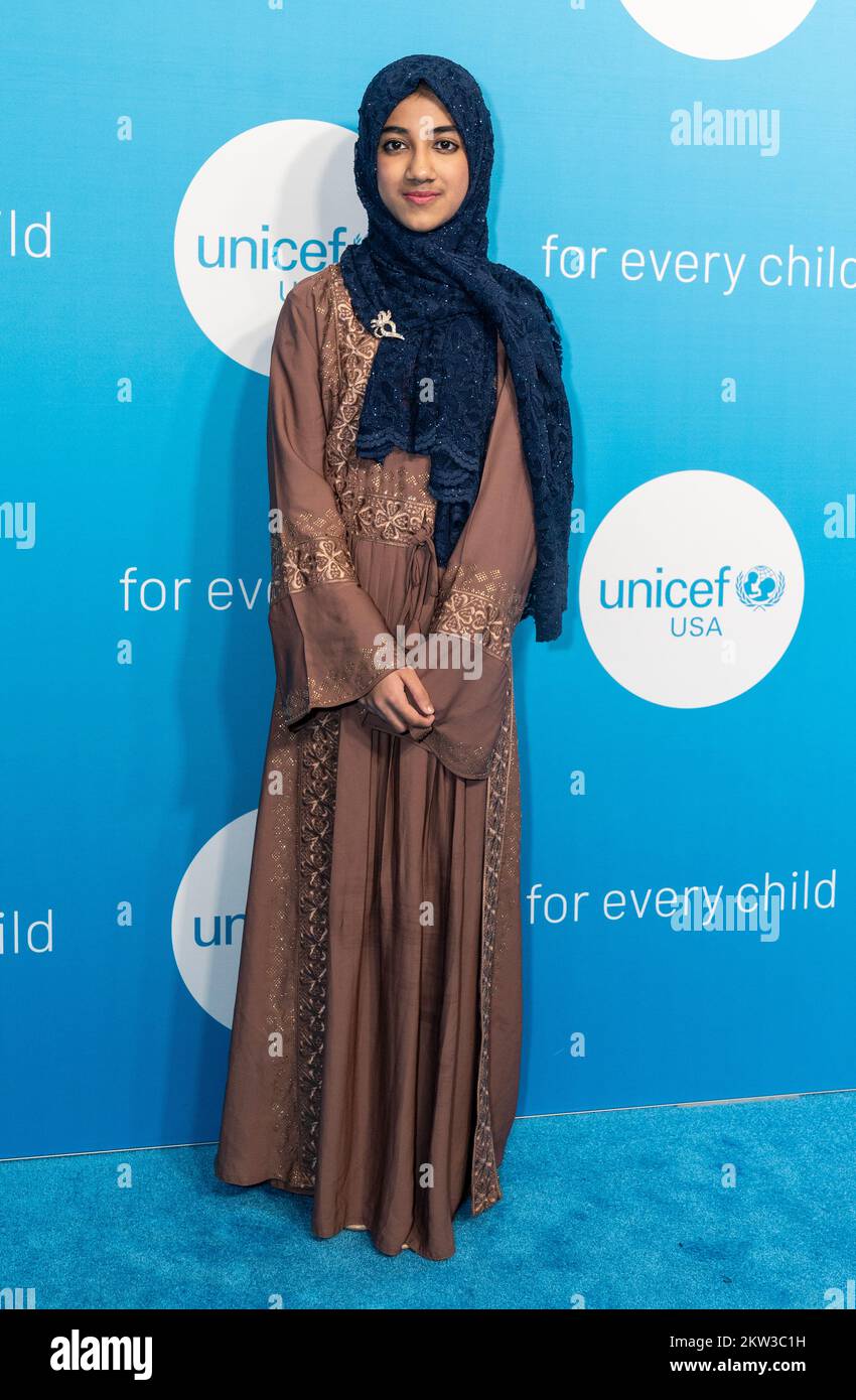 Faatiha Ayaat attends the 2022 UNICEF Gala at The Glasshouse in New