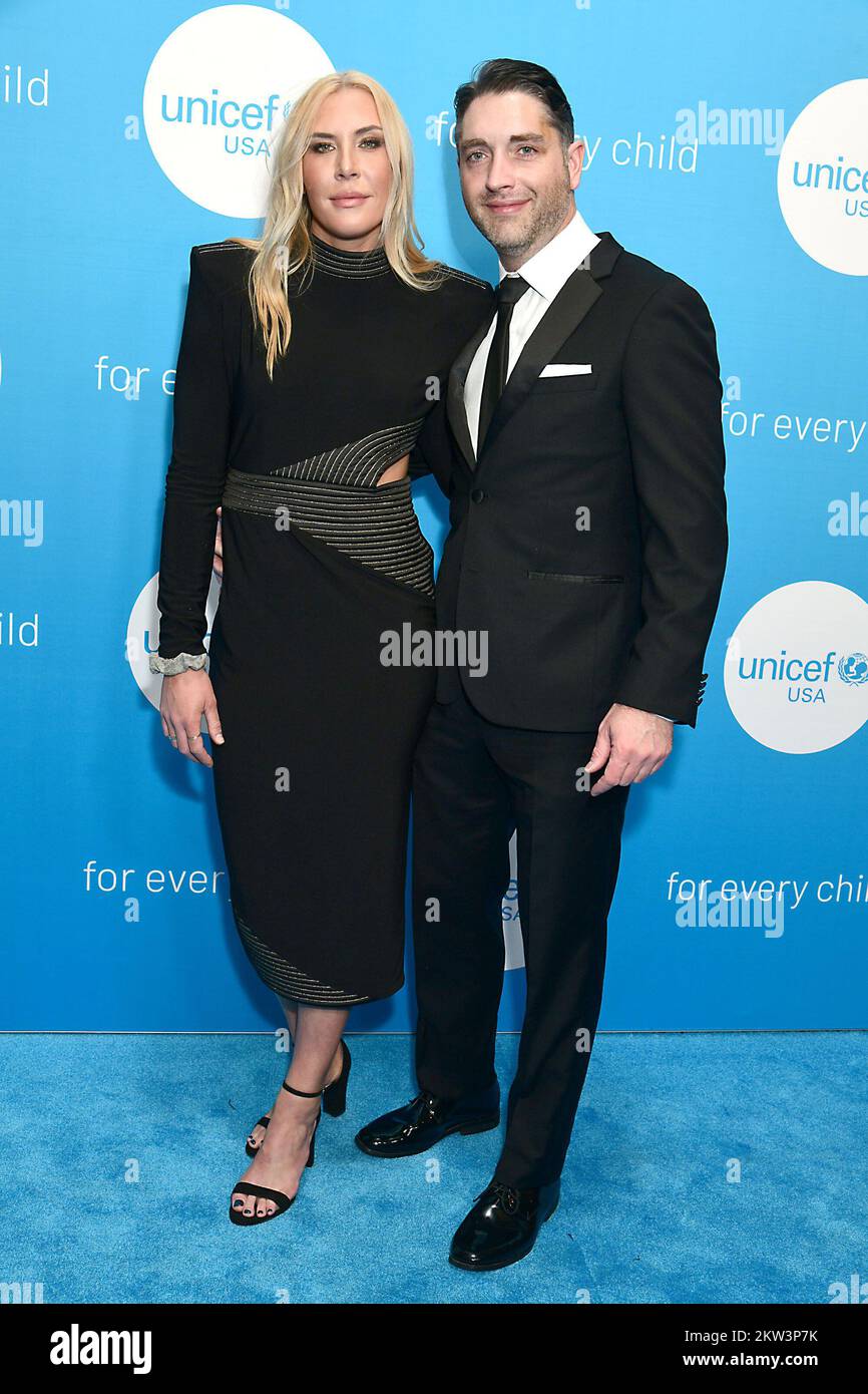 Allie Long and Casey Cordial attend the UNICEF Gala on November 29