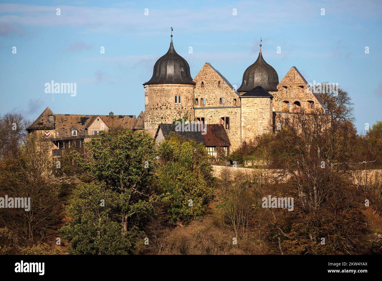 Sababurg Sleeping Beauty Castle, Reinhardswald nature park Park, Hesse ...