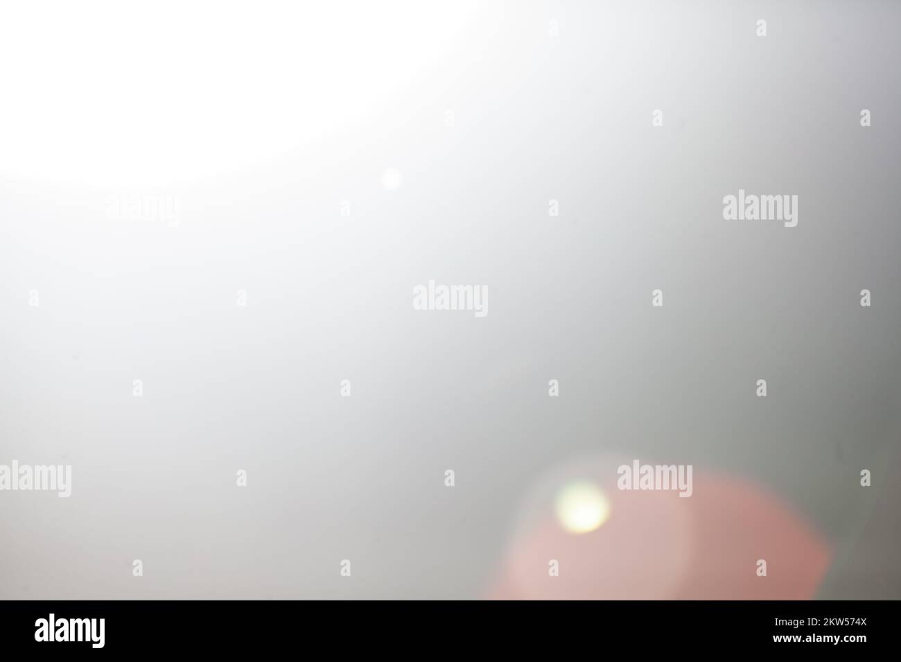 silver and white bokeh lights defocused. abstract background. Stock Photo