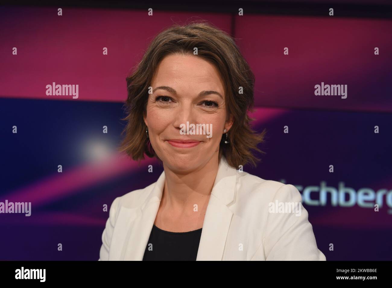 Cologne, Germany. 29th Nov, 2022. ARD presenter Anna Planken as a guest on the ARD talk show ' Maischberger '. Credit: Horst Galuschka/dpa/Alamy Live News Stock Photo