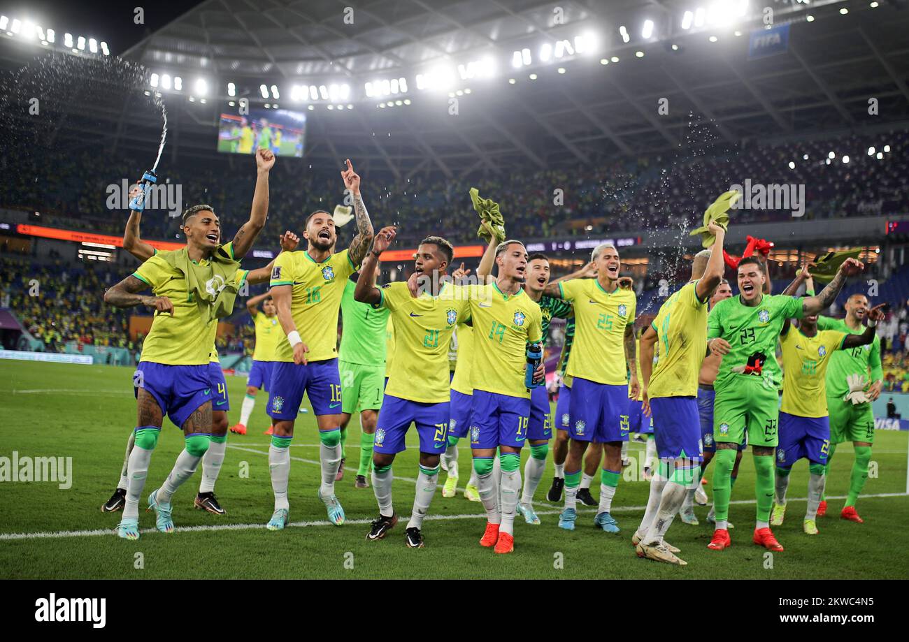 Fans of Flamengo during the World Club Cup Semi Final between