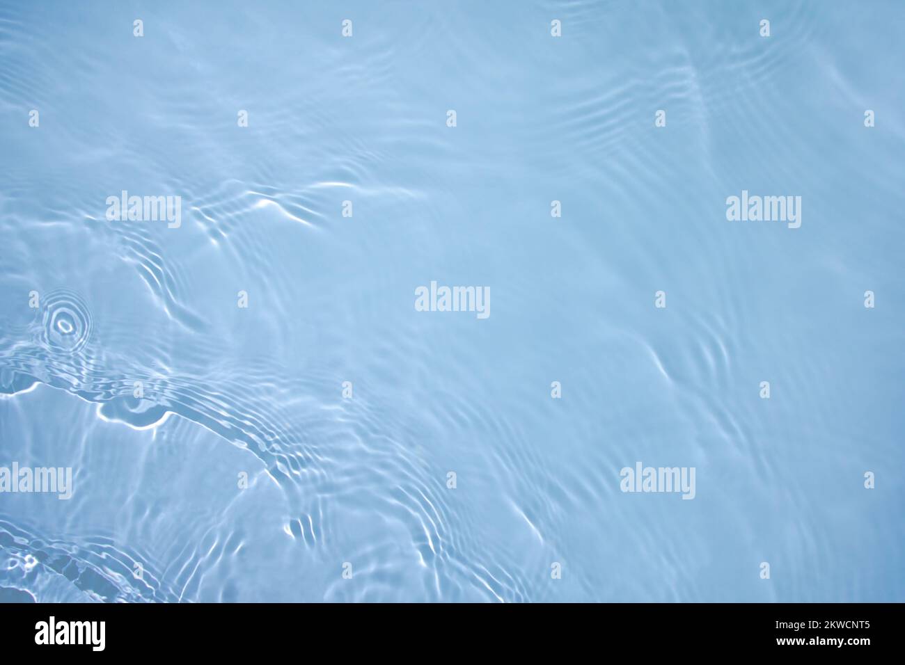 transparent blue colored clear calm water surface texture Stock Photo ...