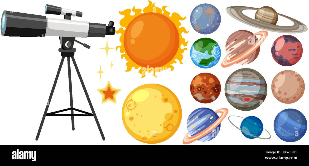 Set of solar system planets illustration Stock Vector Image & Art - Alamy