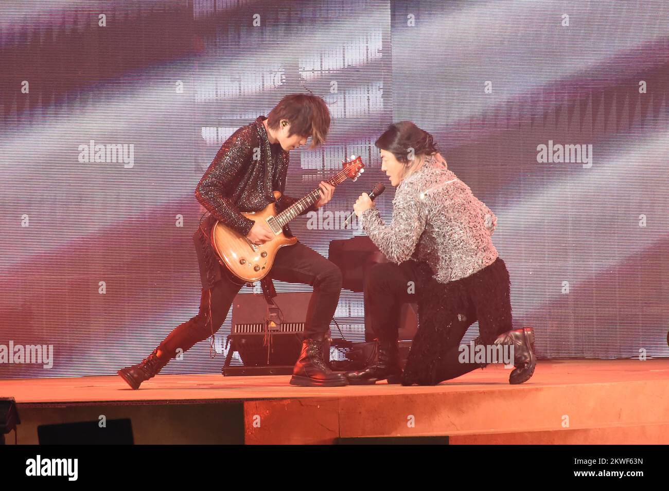 Hong Kong actor and singer Ekin Cheng held the last concert at Hong