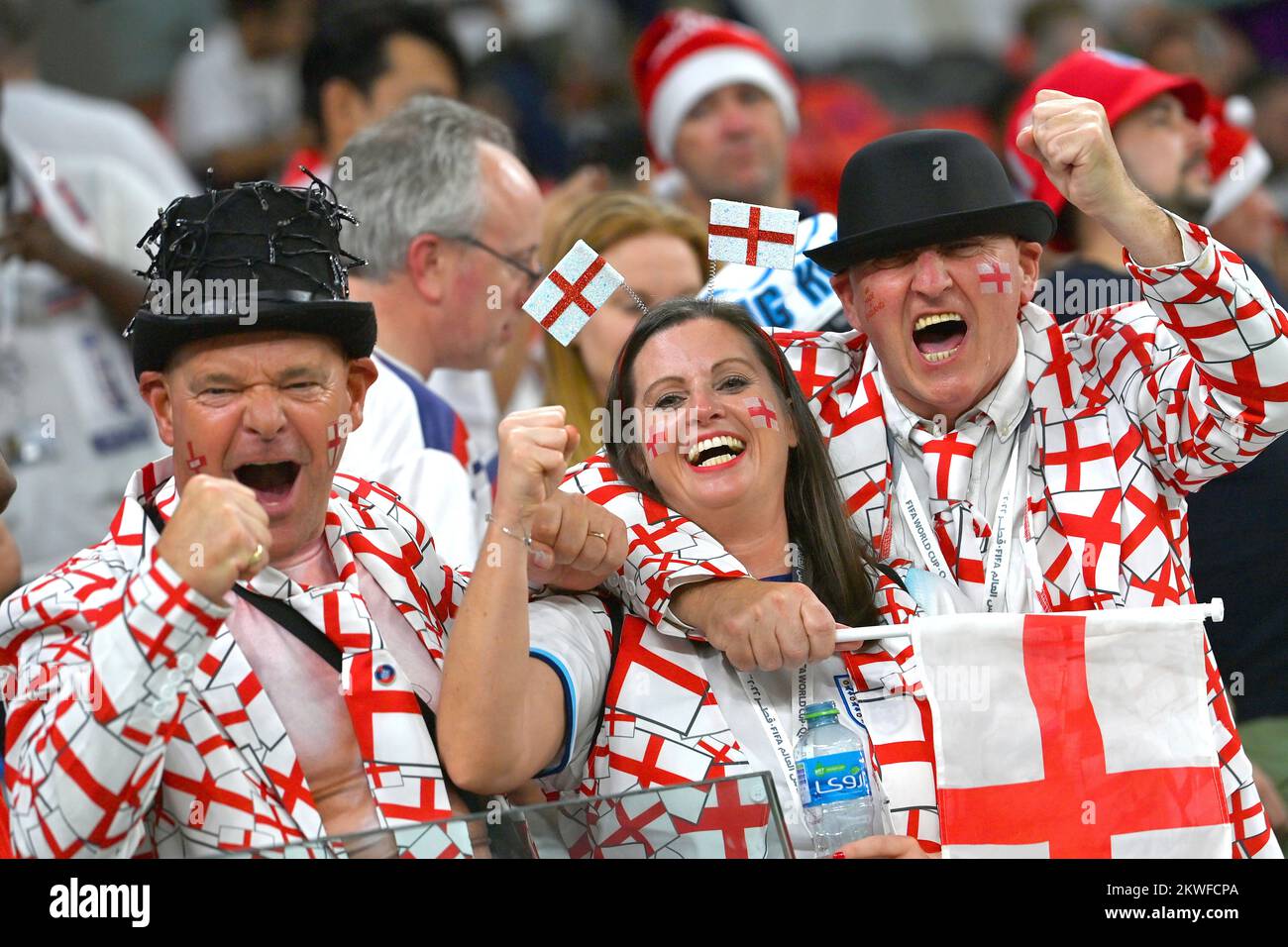 England football fans in qatar 2022 hires stock photography and images