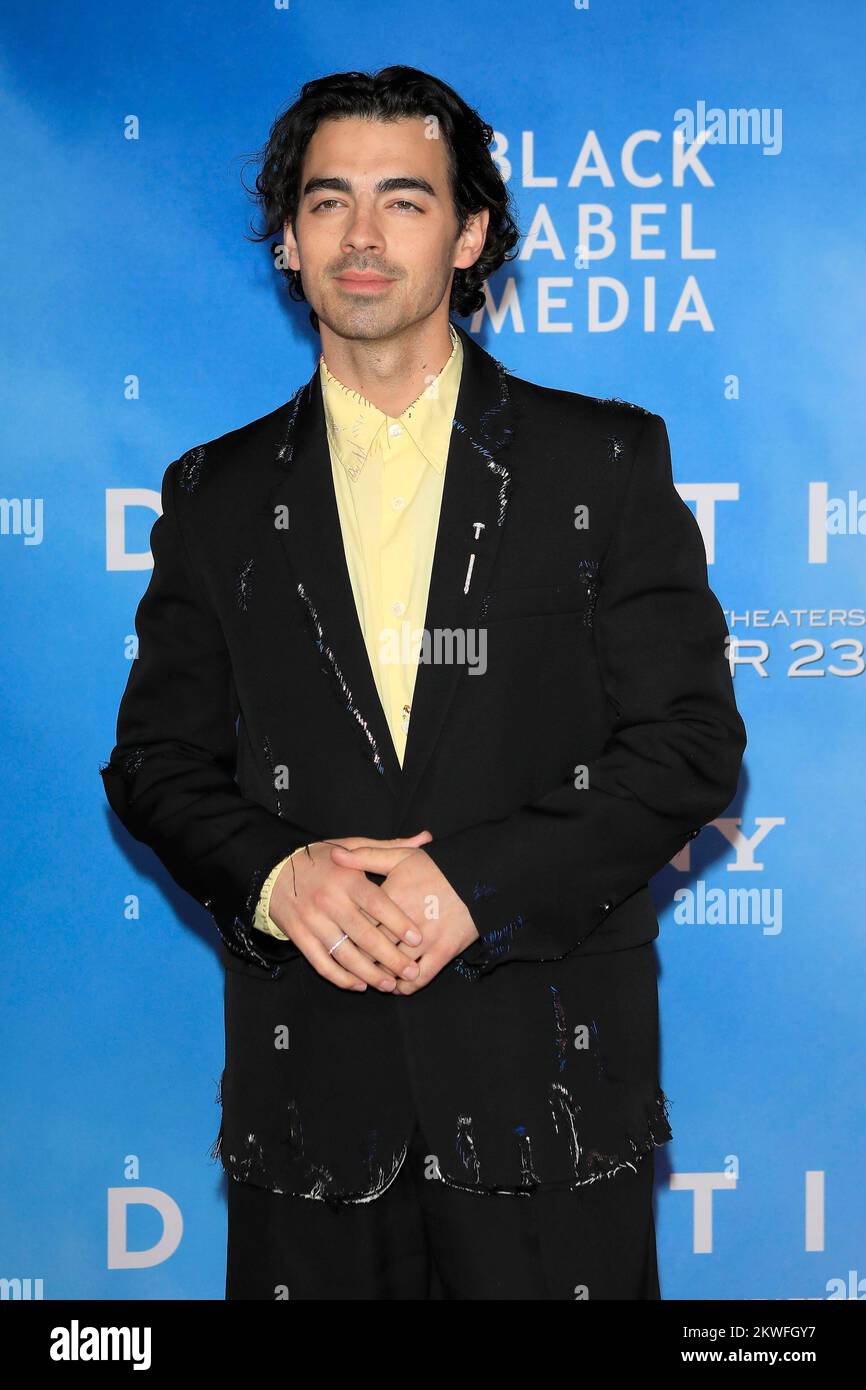 LOS ANGELES NOV 15 Joe Jonas at the Devotion Los Angeles Premiere at