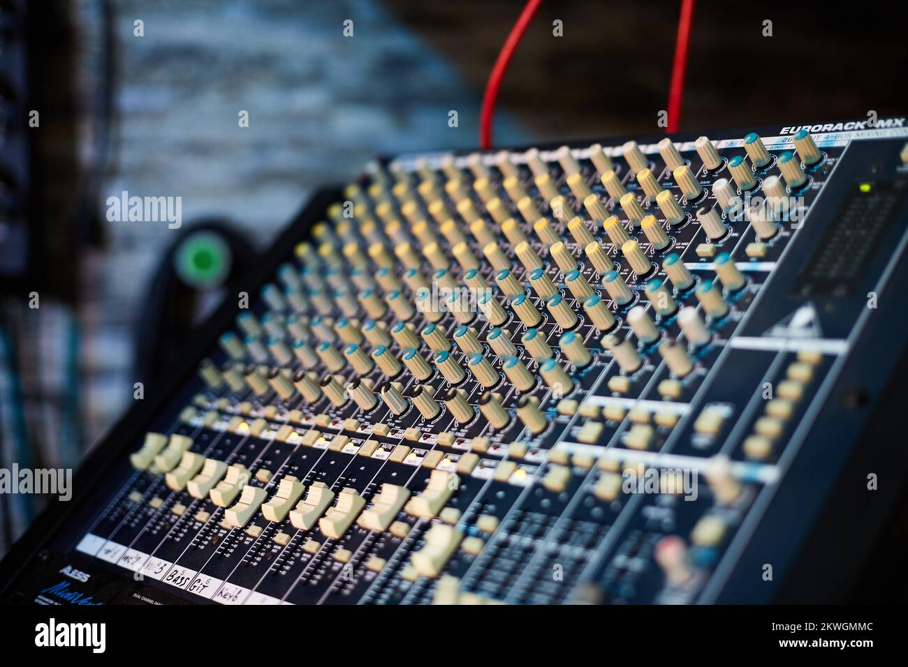 Sound mixer slide hi-res stock photography and images - Alamy