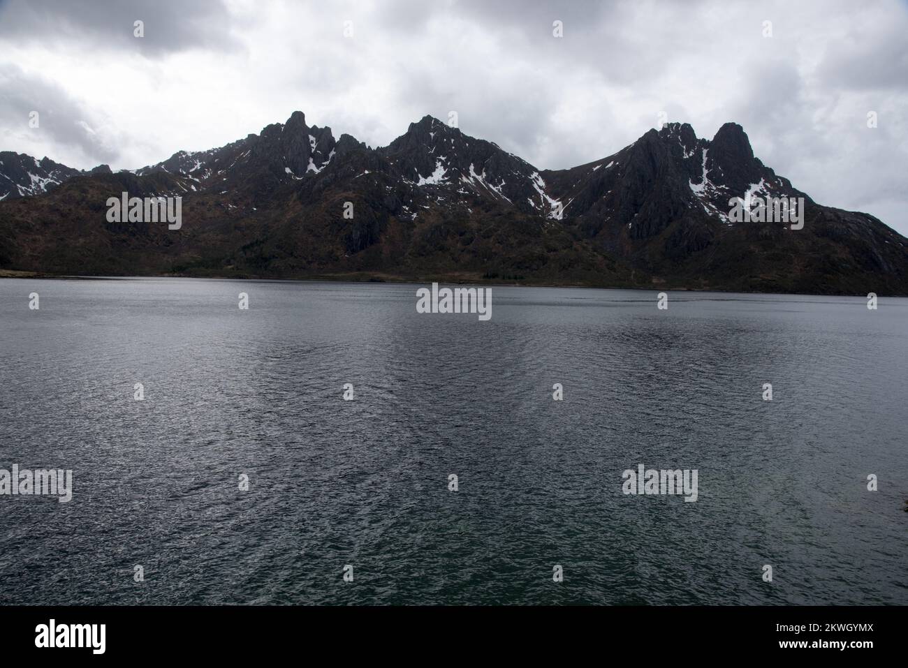 Langøya is a Vesterålen island covered with high granite mountains and ...