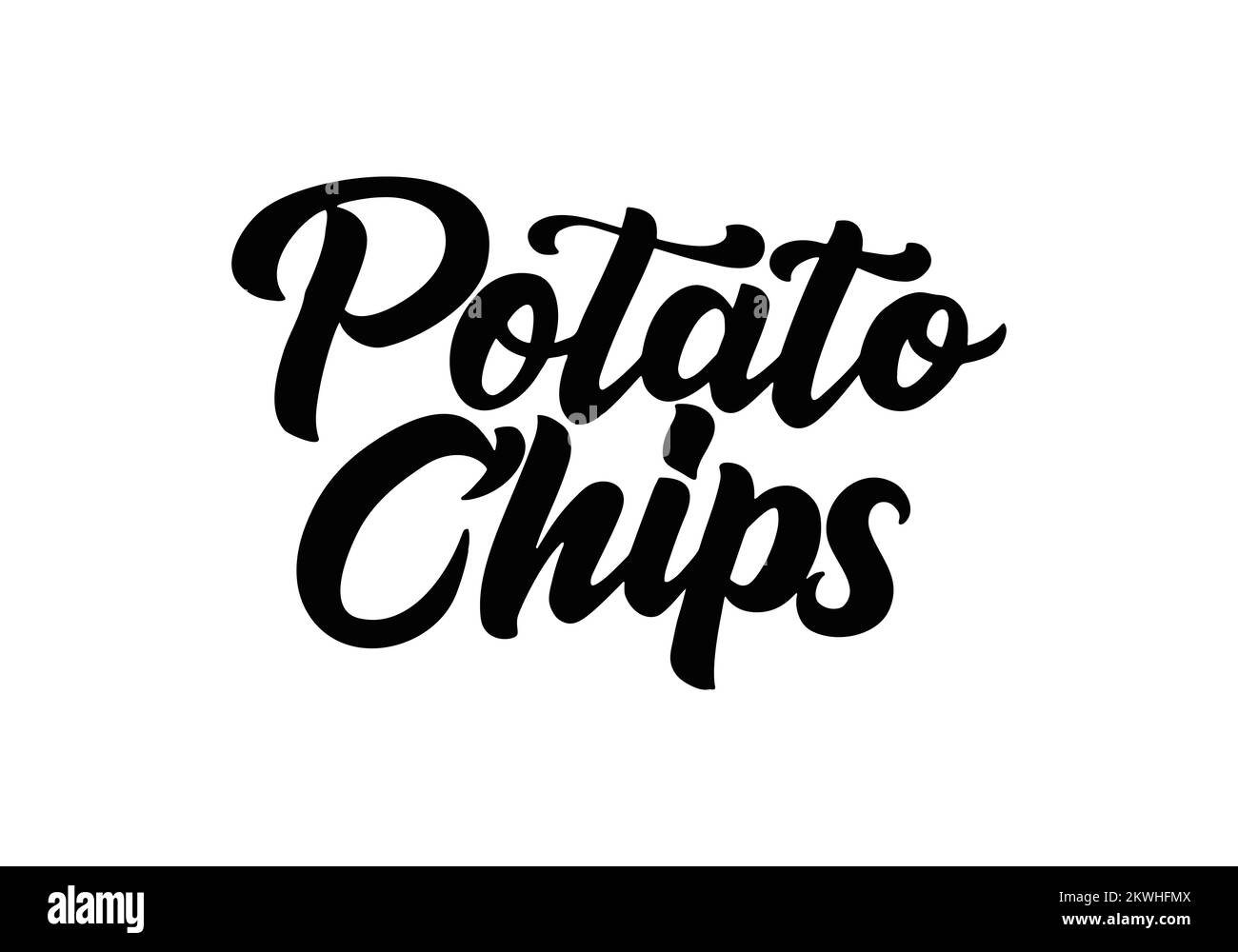 Crispy text, lettering quote hand drawn creative concept for your