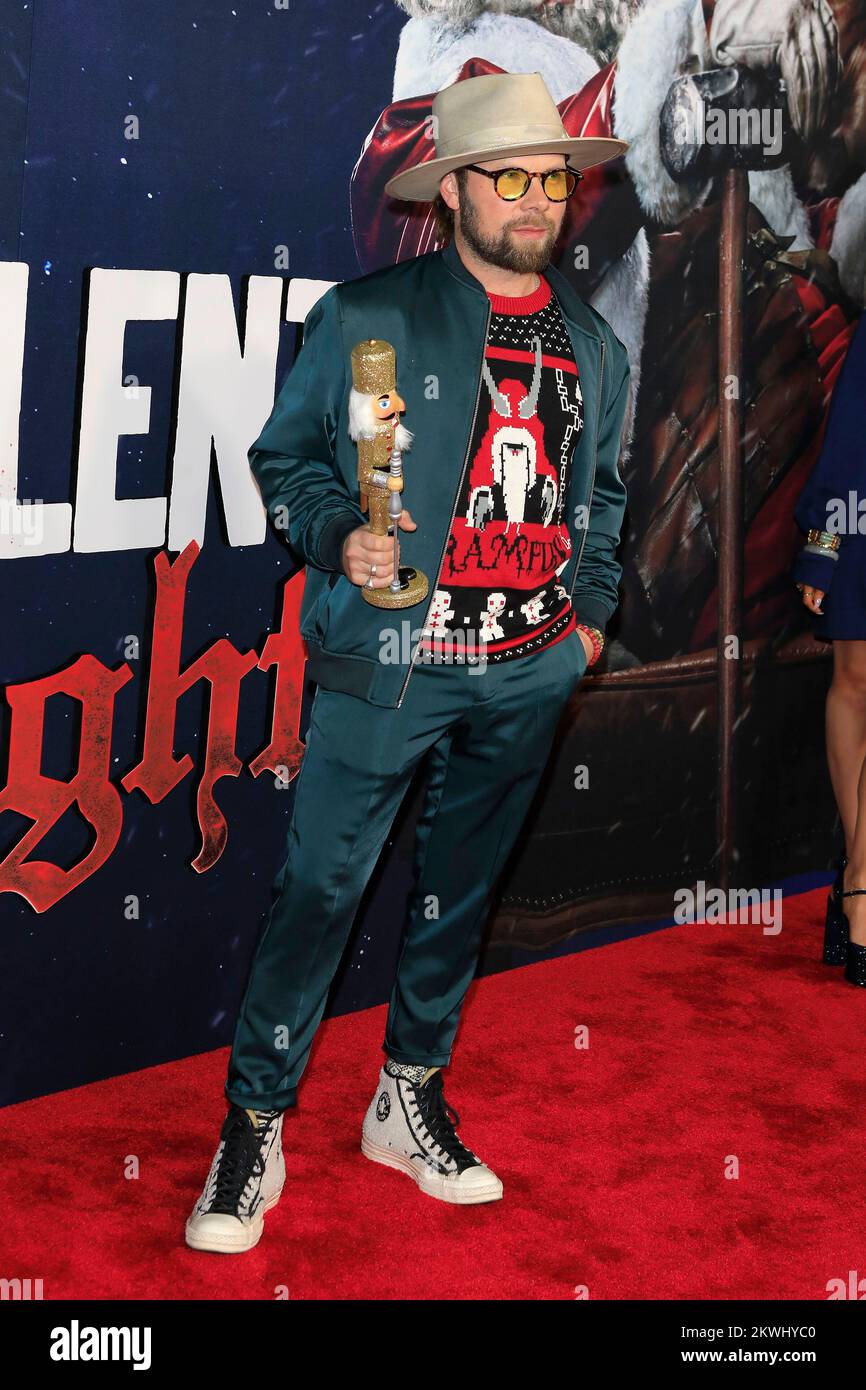 LOS ANGELES NOV 29 Brendan Fletcher at the Violent Night Premiere at