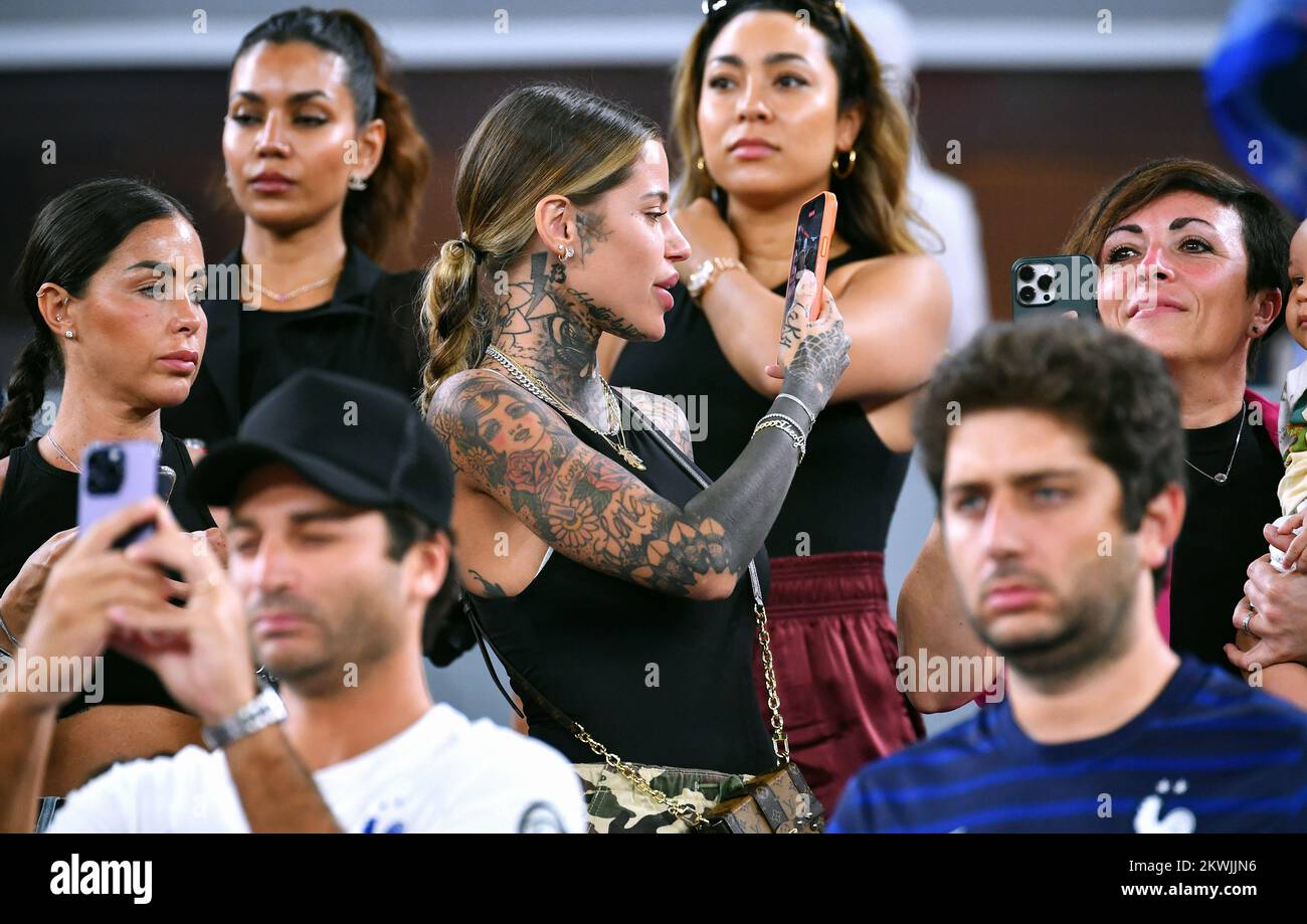 Football World Cup 2022, Qatar, Stadium 974; France vs Denmark; Zoe