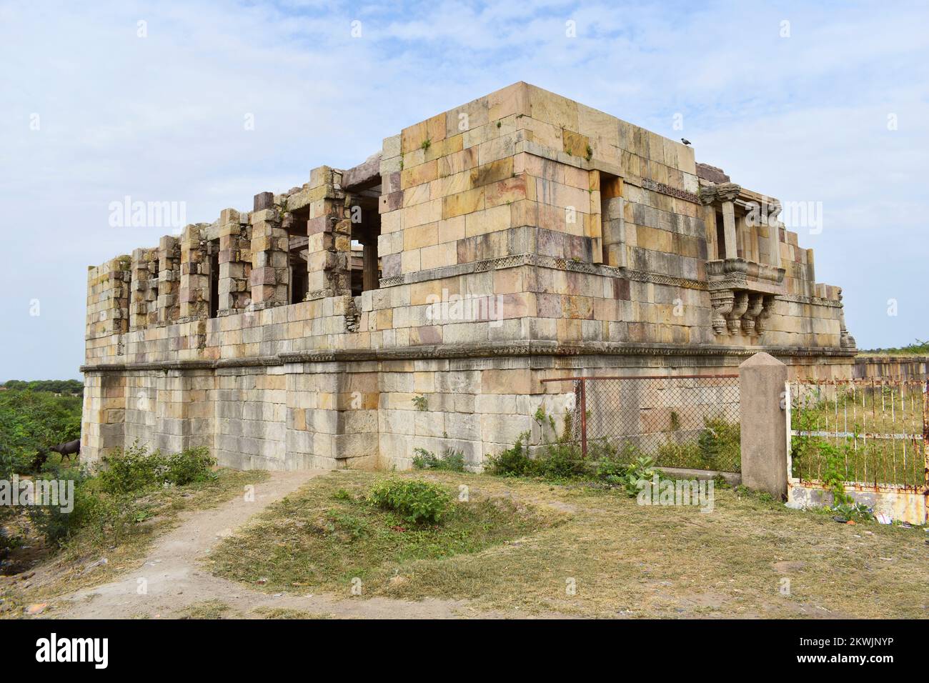 Khajuri Masjid, eastern view, Champaner-Pavagadh Archaeological Park, a UNESCO World Heritage Site, Gujarat, India Stock Photo