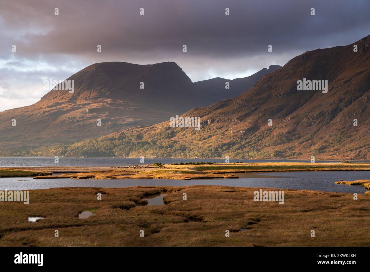 Loch Torridon in the highlands of Scotland Stock Photo