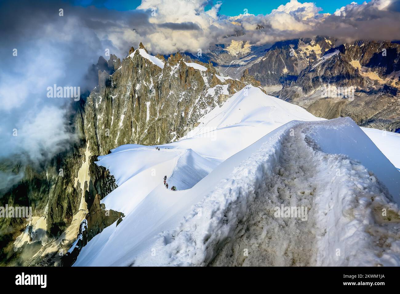 Chamonix mont blanc france landmark landscape hi-res stock photography ...