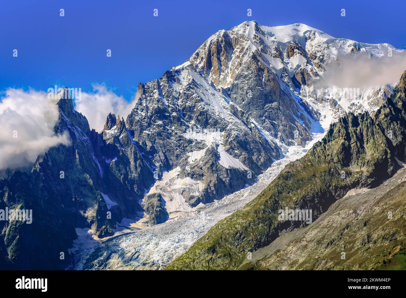 Chamonix mont blanc france landmark landscape hi-res stock photography ...