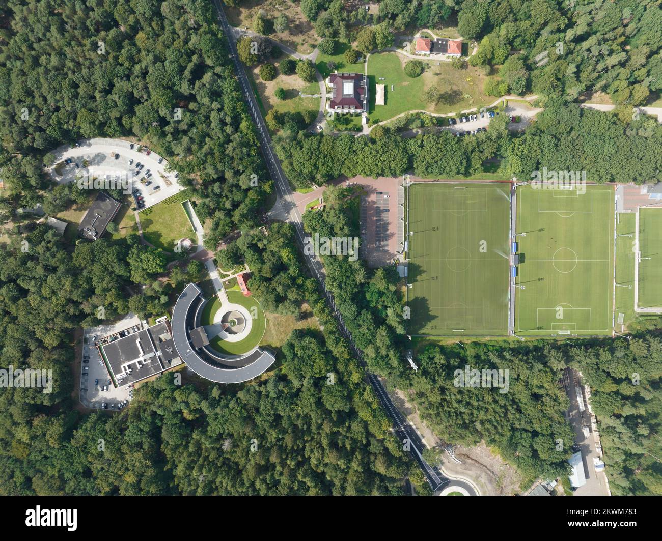 ZEIST, Netherlands, 25-05-2021, football, KNVB Campus, Training Netherlands  before UEFA Euro 2020. Logo KNVB (Photo by Pro Shots/Sipa USA) *** World  Rights Except Austria and The Netherlands *** Stock Photo - Alamy