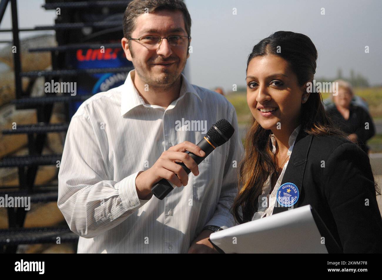 Breaking the Guinness record in making the biggest box of popcorn in
