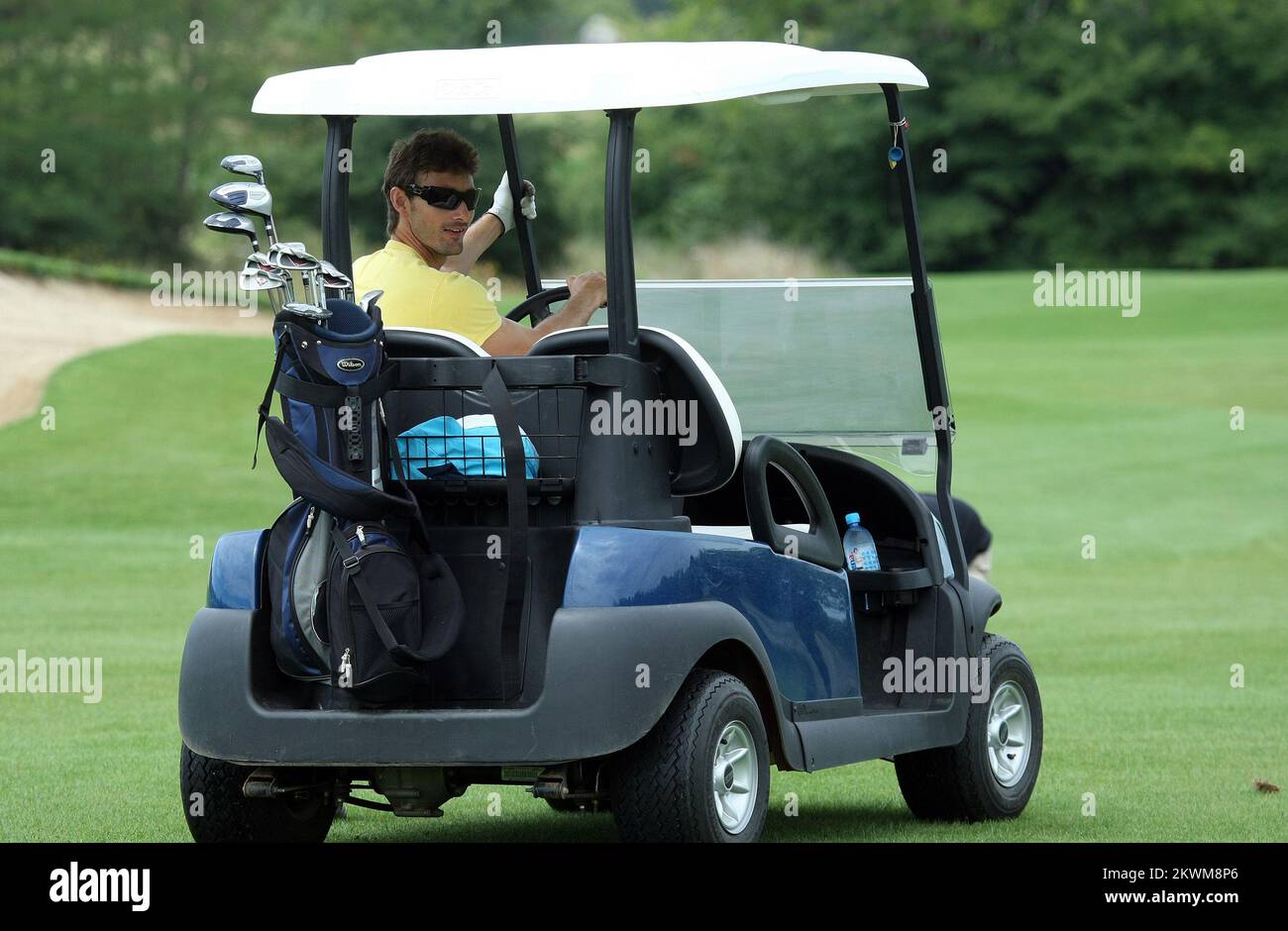 For the duration of the 22nd Studena Croatia Open Umag, ATP tour tennis  player Juan Carlos Ferrero played golf on the grounds of the Kempinski  Hotel Adriatic Stock Photo - Alamy