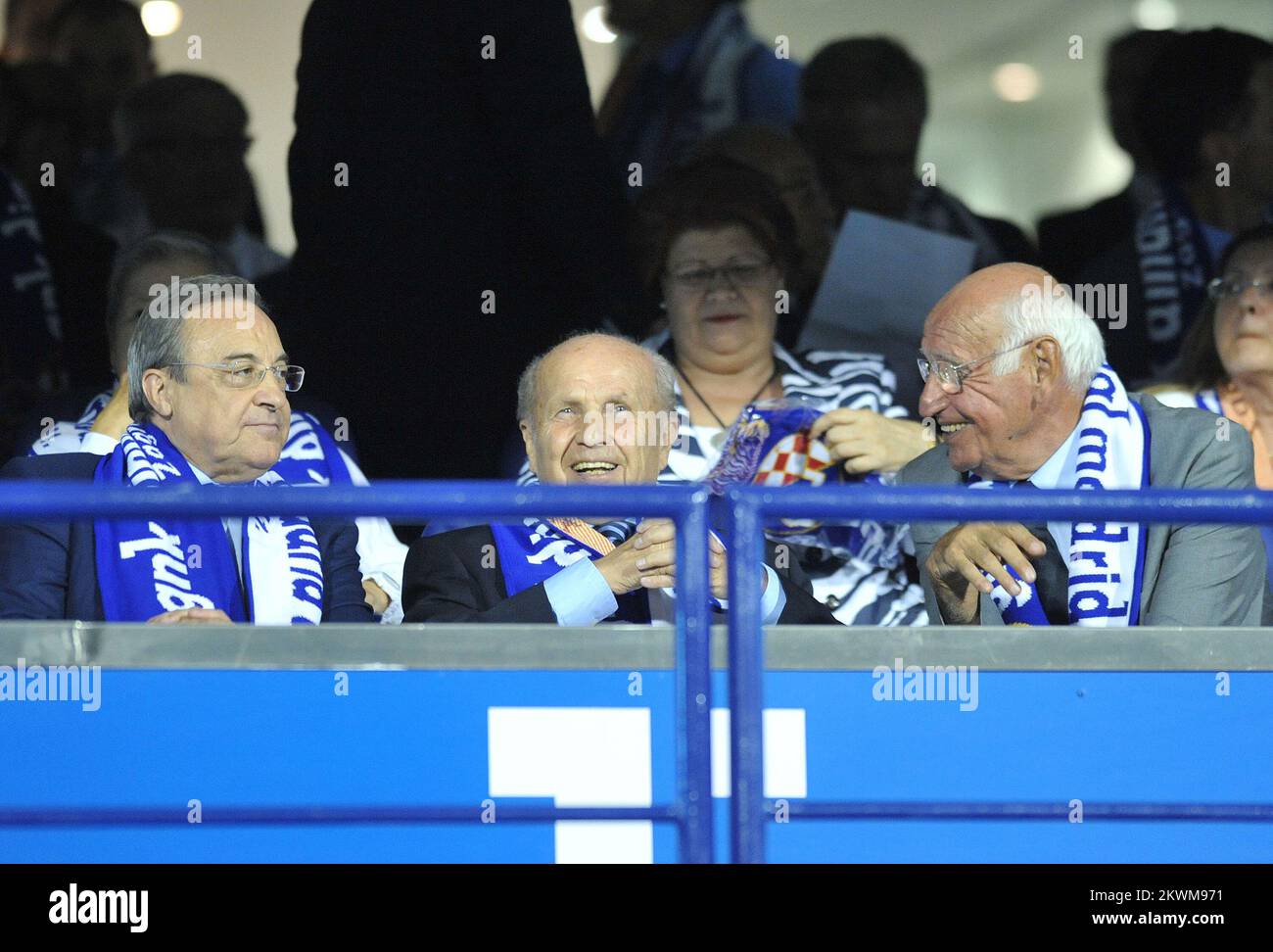 Florentino Perez; Mirko Barisic, Vlatko Markovic.  Stock Photo