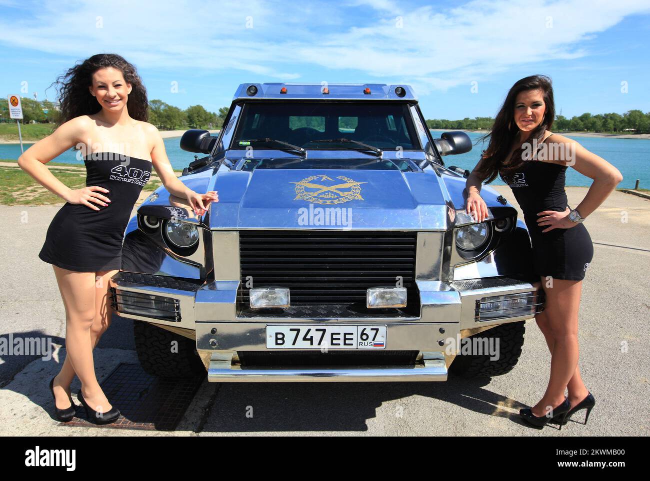 EXCLUSIVE PICTURES 26.04.2012., Zagreb Dartz Kombat Gold is the most expensive offroad car in