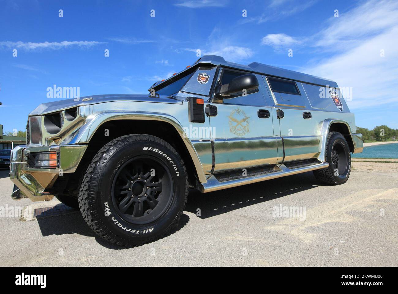 EXCLUSIVE PICTURES 26.04.2012., Zagreb Dartz Kombat Gold is the most expensive offroad car in