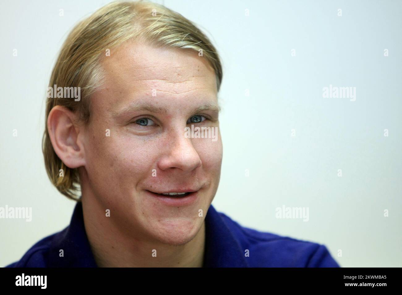 Croatian national team press conference. Domagoj Vida Stock Photo - Alamy