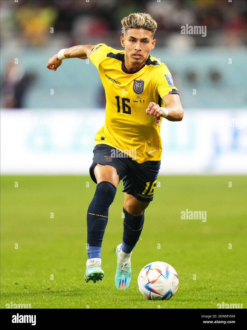 Jeremy Sarmiento of Ecuador during the FIFA World Cup Qatar 2022 match