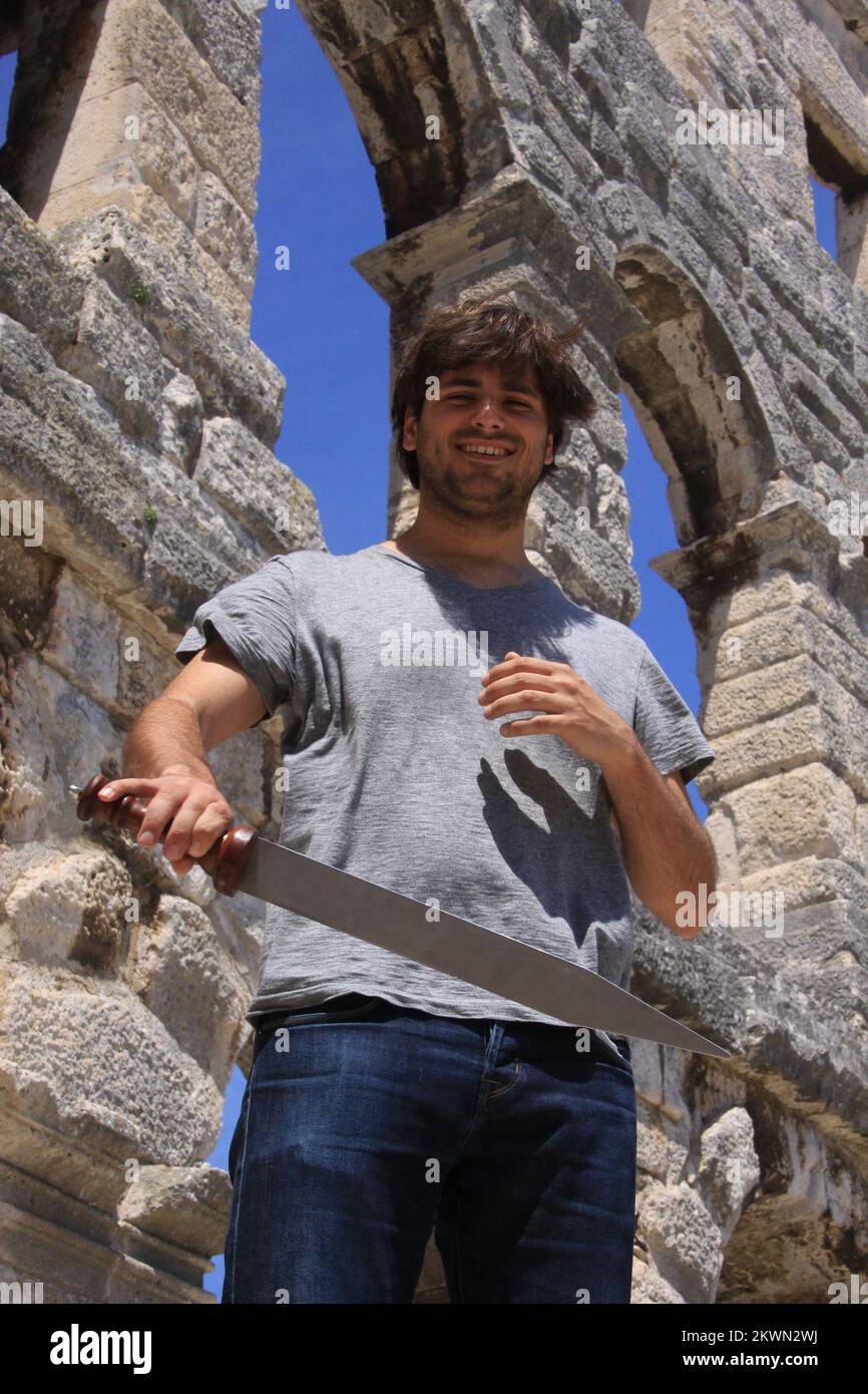 14.06.2013 Pula, Croatia. Stjepan Hauser, member of cellist band