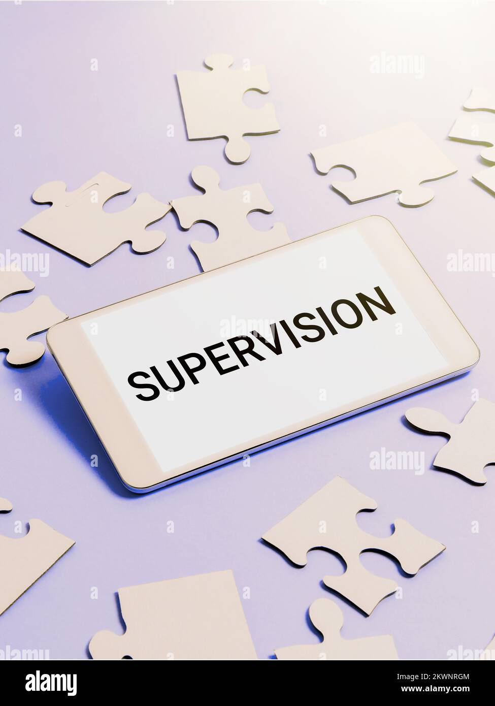 Text showing inspiration Supervision, Concept meaning monitoring and