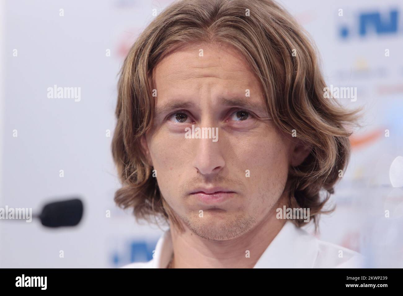 10.10.2013., Zagreb, Croatia - Croatia national team player Luka Modric ...