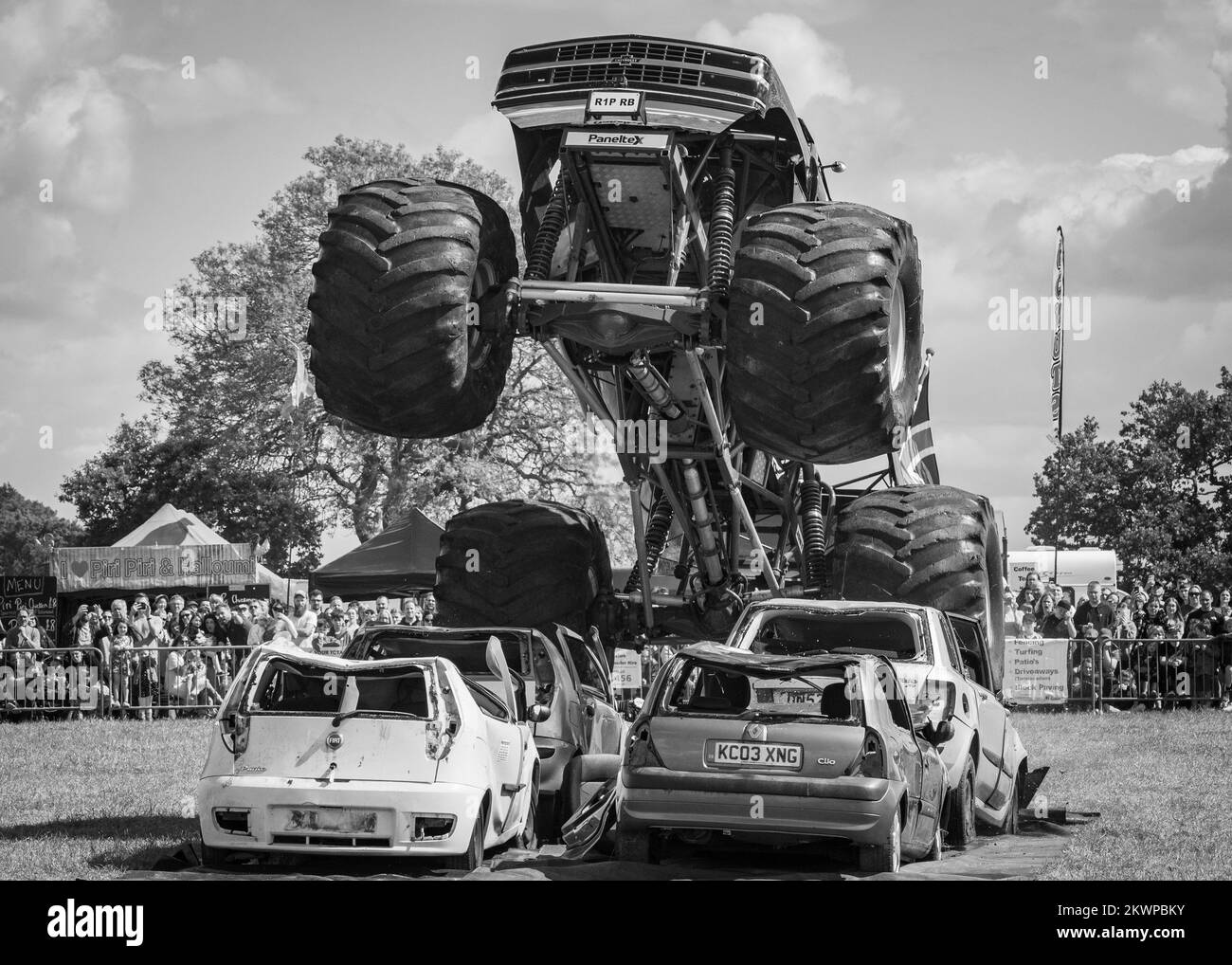 Monster truck Black and White Stock Photos & Images - Alamy