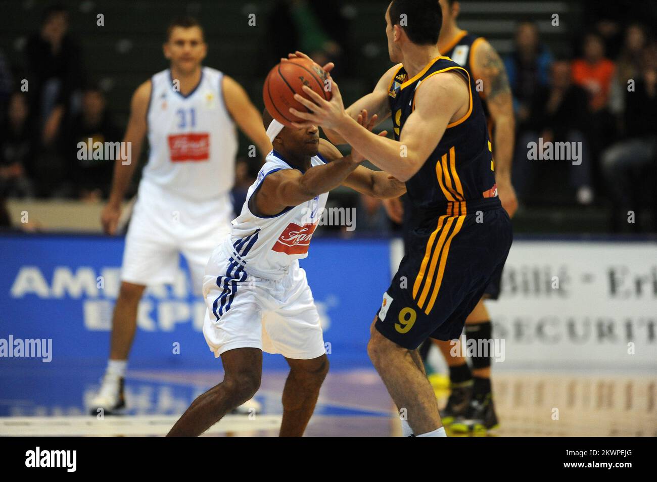 09.11.2013., Croatia, Zagreb  - 7th nd ABA league, KK Cibona - KK Maga Vizura. Photo: Daniel Kasap/PIXSELL Stock Photo