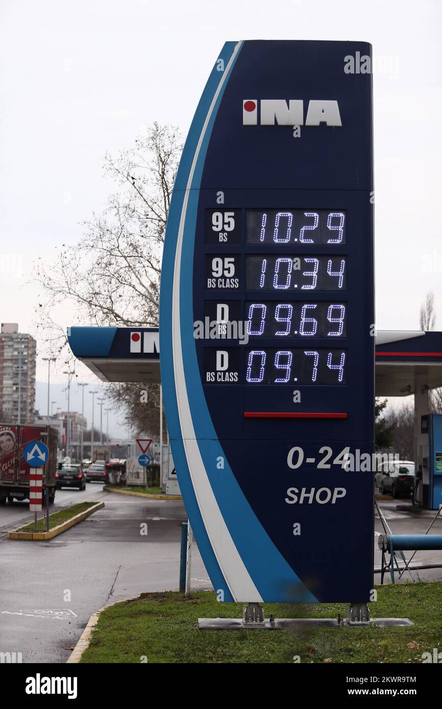 20.02.2014., Zagreb, Croatia For the first time in Croatia, gas