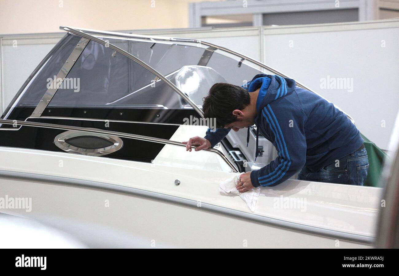18.02.2014., Zagreb, Croatia - The Zagreb Boat Show is the largest