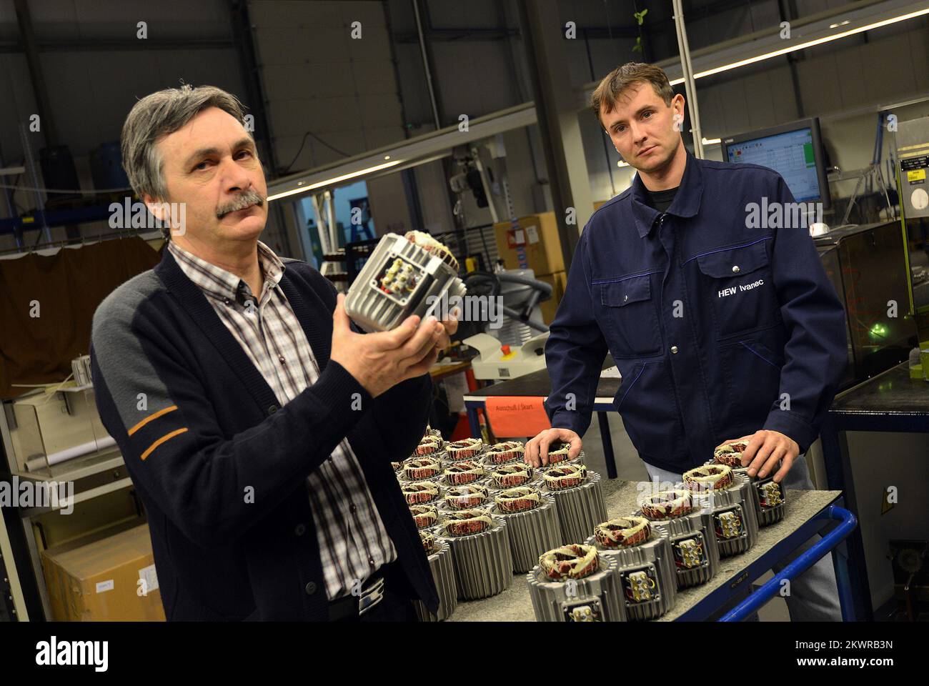 05.03.2014., Ivanec, Croatia - Factory of the company HEW which produces transformators. Director Josip Simunek.  Photo: Marko Jurinec/PIXSELL Stock Photo