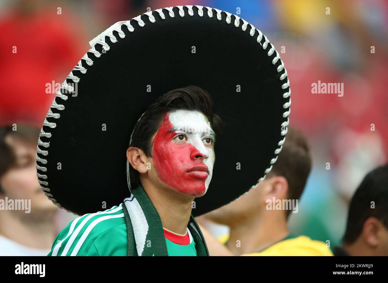 Mexican fans in the stands Stock Photo Alamy