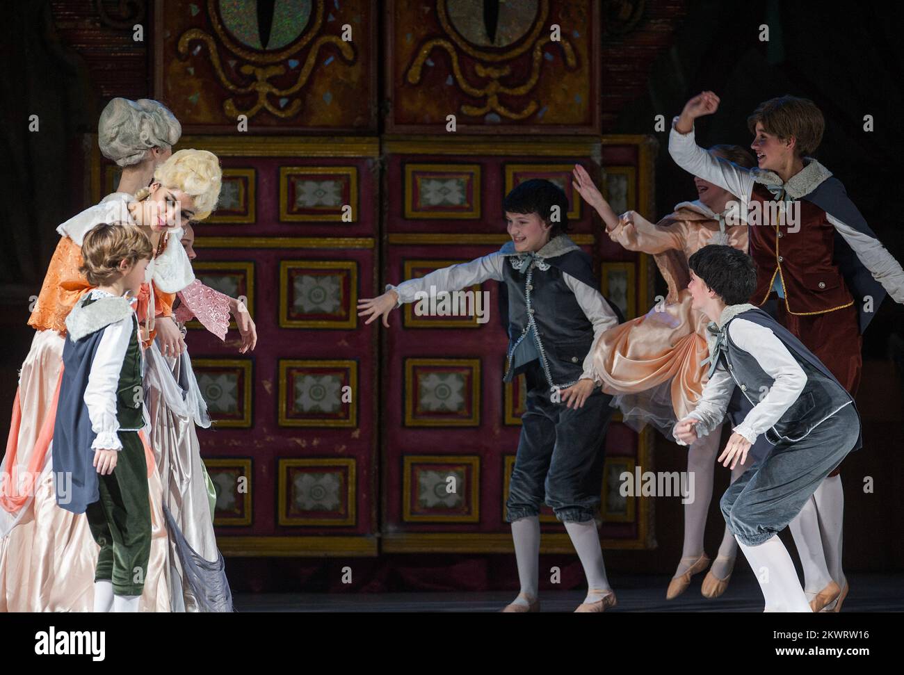 01.12.2014., Zagreb, Croatia Ballet ensemble of Russian Ballet and