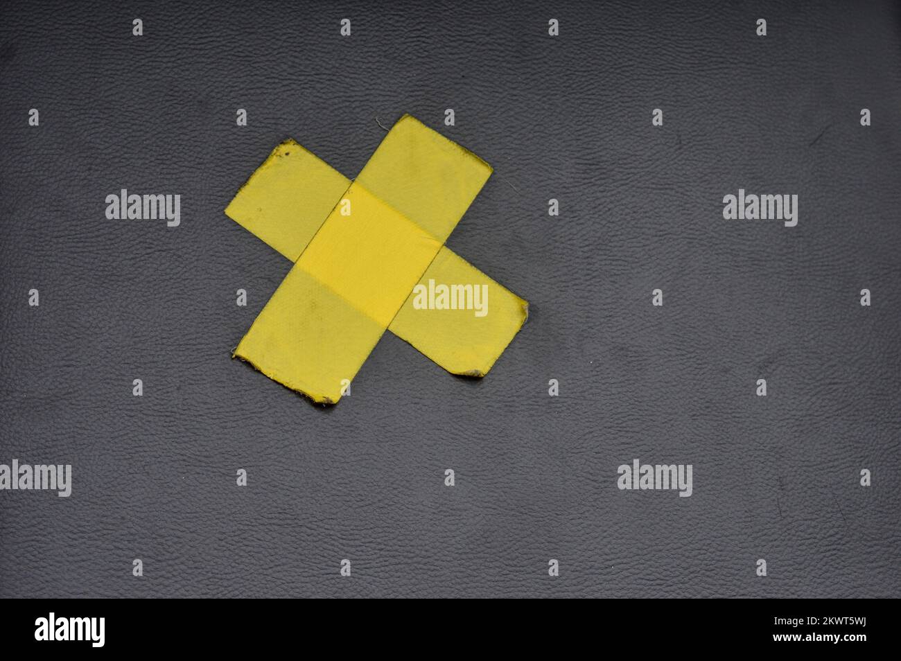 chairs in the waiting room with distance rules Stock Photo Alamy