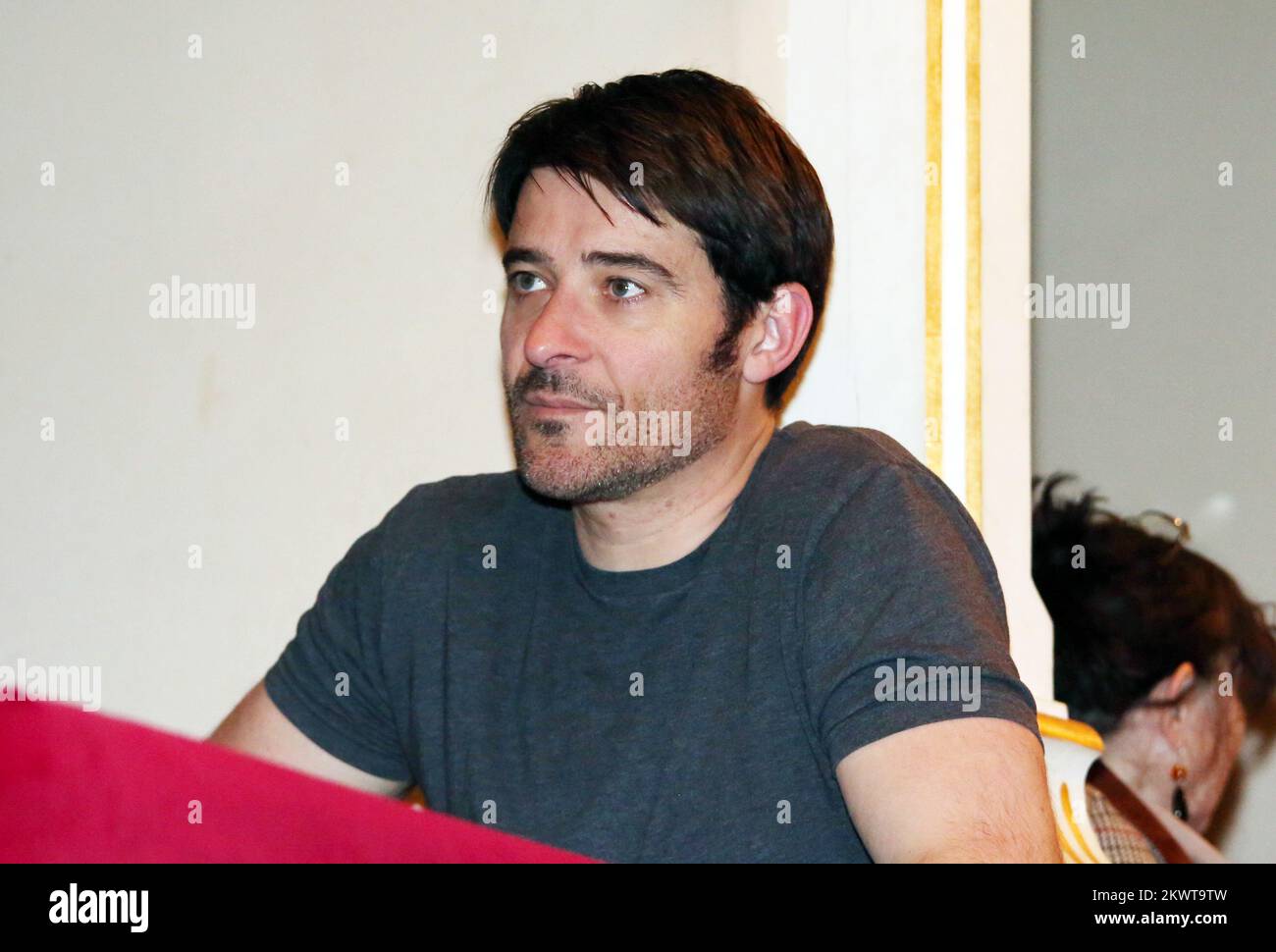 20.04.2015., Sibenik, Croatia - Famous Croatian actor with a Hollywood