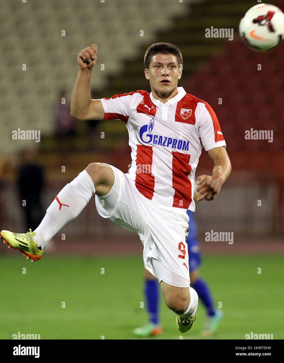 6th November 2019; Vozdovac Stadium, Belgrade, Serbia; UEFA Under 19 UEFA  Youth league football, FK Crvena Zvezda under 19s versus Tottenham Hotspur  under 19s; Harvey White and Jamie Bowden of Tottenham Hotspurs