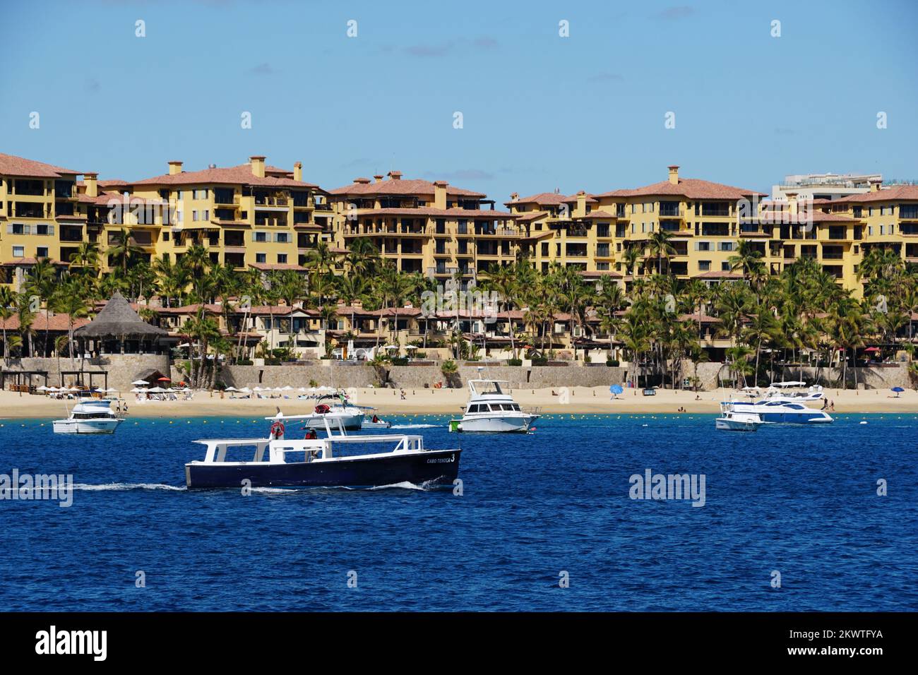 Cabo San Lucas, Mexico - November 7, 2022 - The view of the luxury ...