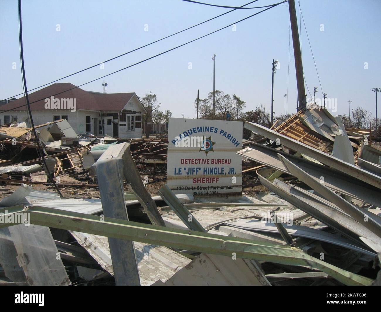 Plaquemines Parish detention center and Sheriff’s offices (Befor. Louisiana Hurricane Katrina