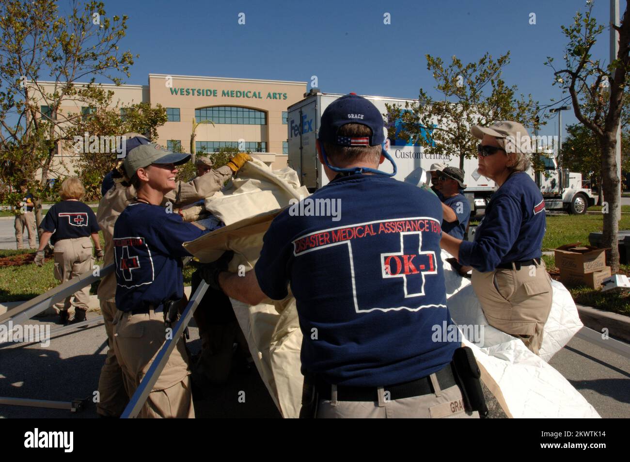 Plantation, FL, October 27, 2005- Members of the FEMA Disaster Medical ...