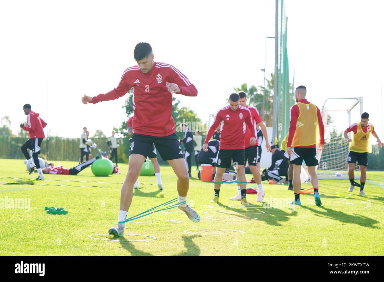 Marbella, Spain, Wednesday 30 November 2022. Standard's Stipe Perica pictured during a training session at the winter training camp of Belgian first division soccer team Standard de Liege in Marbella, Spain, Wednesday 30 November 2022. BELGA PHOTO JOMA GARCIA I GISBERT Stock Photo