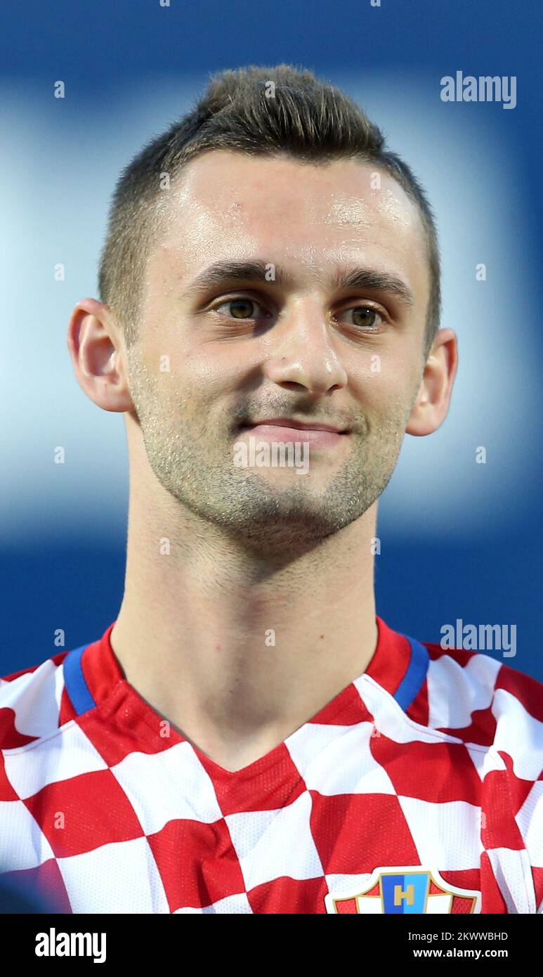 27.05.2016., Koprivnica, Croatia - Croatian national football team portraits.   Marcelo Brozovic  Stock Photo