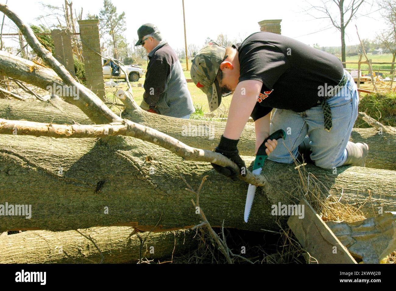 Severe Storms and Tornadoes, Marmaduke, Ar. As a community pulls